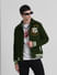 Green Applique Doggo Print Jacket_411177+1