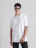 White Knitted Oversized T-shirt_411179+1