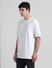 White Knitted Oversized T-shirt_411179+3