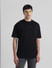 Black Knitted Oversized T-shirt_411180+1