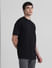 Black Knitted Oversized T-shirt_411180+3