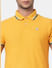 Yellow Polo Neck T-shirt_388753+5