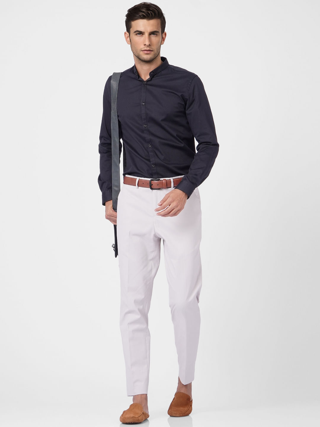 Buy Louis Philippe Black Trousers Online  808141  Louis Philippe
