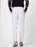 White Striped Tailored Trousers