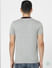 Grey Knit Polo Neck T-shirt