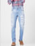 Light Blue Low Rise Liam Torn Skinny Jeans 