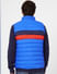 Blue Colourblocked Puffer Vest Jacket