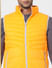 Orange Puffer Vest Jacket