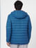 Blue Hooded Puffer Jacket