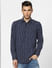 Blue Full Sleeves Striped Shirt_388164+2