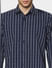 Blue Full Sleeves Striped Shirt_388164+5