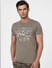 Dusty Olive Camo Crew Neck T-shirt_388301+2