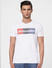White Graphic Logo Print T-shirt