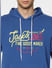 Blue Graphic Print Hooded Sweatshirt_388355+5