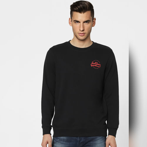 JACK&JONES Black Sweatshirt