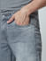 Grey Low Rise Ben Skinny Jeans_393159+5