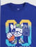 BOYS Blue Graphic Print Crew Neck T-shirt_388591+3