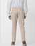 Beige Tailored Formal Trousers