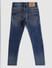 BOYS Blue Low Rise Clark Straight Fit Ripped Jeans 