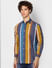 Multi-coloured Striped Full Sleeves Shirt