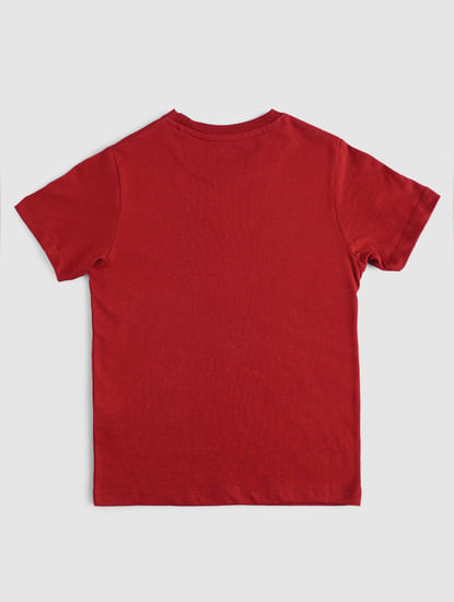 BOYS Red Tape Detail Crew Neck T-shirt