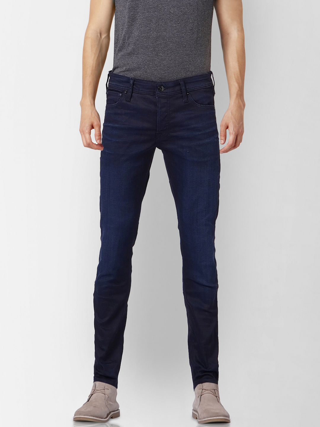 Casual Wear Plain Men Skinny Fit Denim Jeans Waist Size 3036