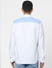 White Colourblocked Full Sleeves Shirt_388449+4