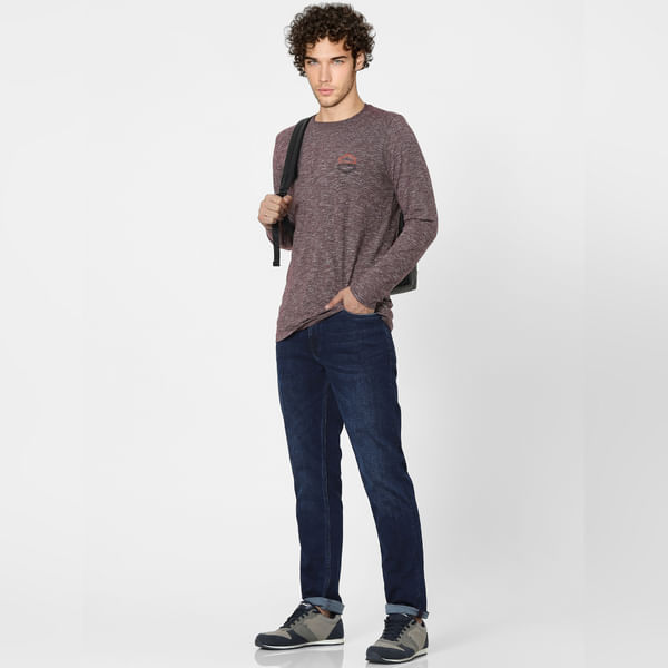 Blue Low Rise Ben Skinny Jeans