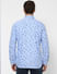 Blue Printed Full Sleeves Shirt_387643+4