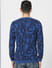 Blue Printed Pullover_387658+3