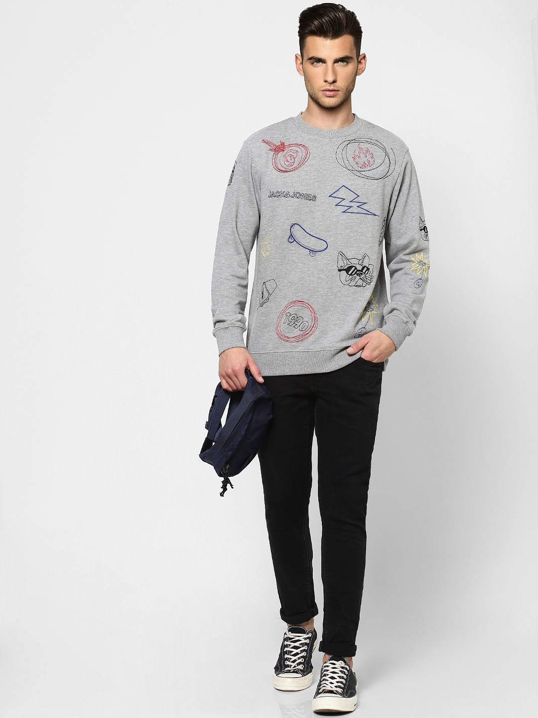 Mens on sale printed sweatshirts