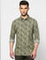 Green Camo Full Sleeves Shirt_388019+2