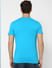 Blue Graphic Print Crew Neck T-shirt_387974+4