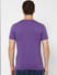 Purple Graphic Print Crew Neck T-shirt_387991+4