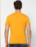 Orange Graphic Print Crew Neck T-shirt_387993+4