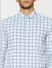 Blue Check Full Sleeves Shirt _387934+5