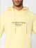 Yellow Logo Print Hooded Sweatshirt_401369+5