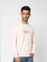 Pink Logo Print Hooded Sweatshirt_401370+3