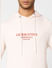 Pink Logo Print Hooded Sweatshirt_401370+5