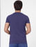 Blue Camo Print Crew Neck T-shirt_401399+4