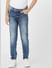 Light Blue Mid Rise Slim Jeans_401419+2