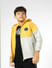 Yellow Colourblocked Hooded Jacket_401438+1