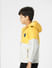 Yellow Colourblocked Hooded Jacket_401438+3