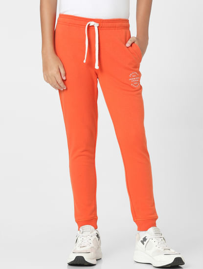 Red Mid Rise Sweatpants