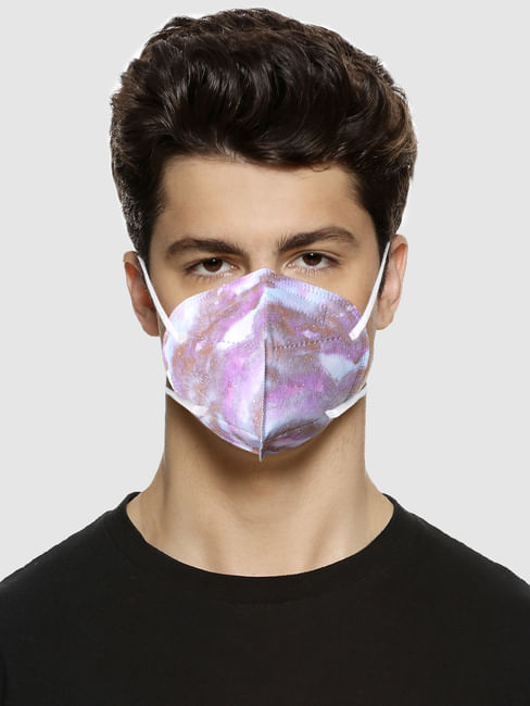 Pack of 3 Abstract Print N95 Mask with PM 2.5 Filter