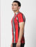 JACK&JONES | COCA COLA Red Striped Logo Print Crew Neck T-shirt_386908+3