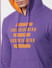 Purple Text Print Hooded Sweatshirt_386944+5
