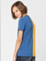 BOYS Yellow & Blue Graphic print T-shirt_388582+4