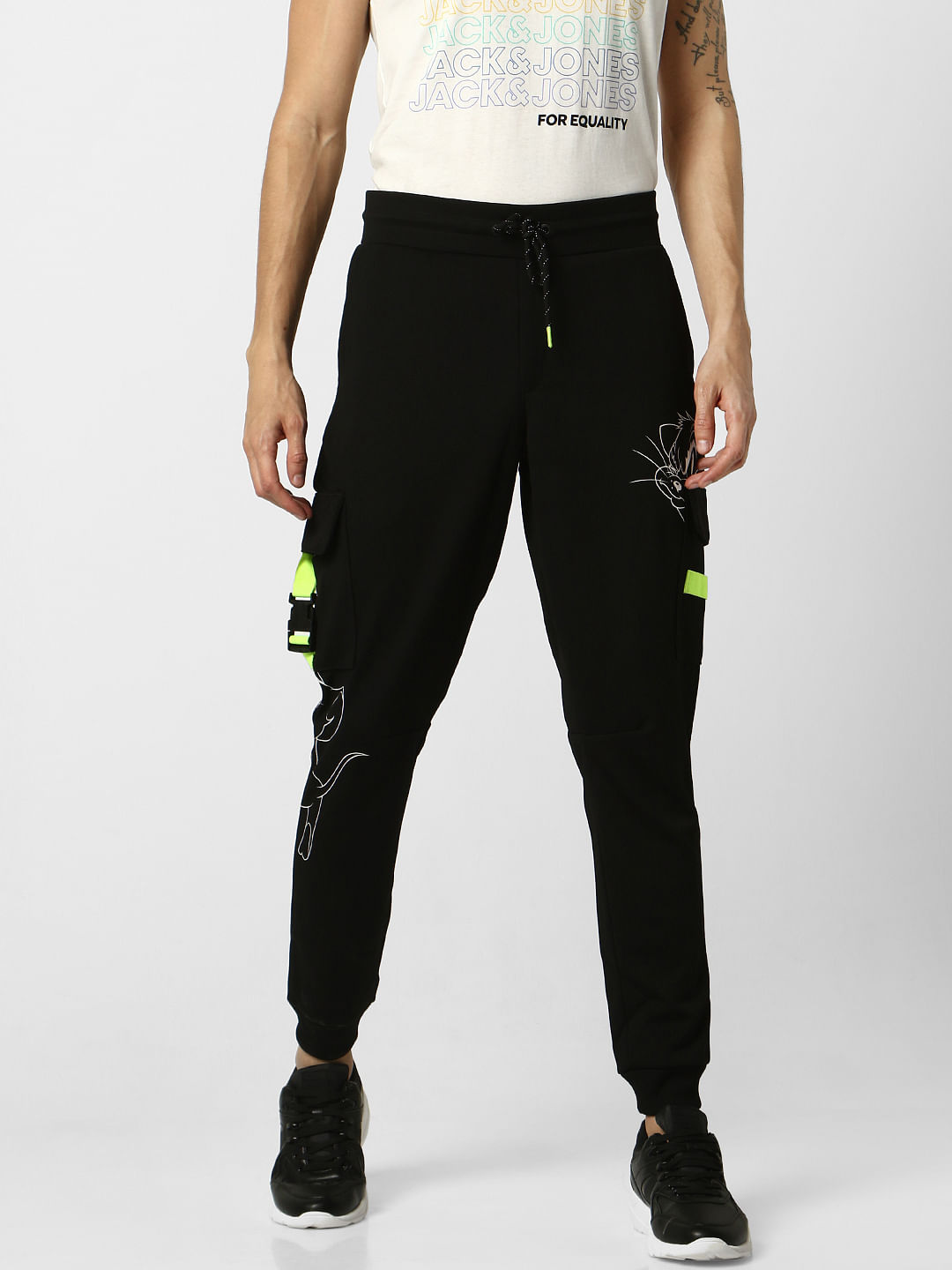 graphic print sweatpants