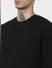 Black Quilted Sweatshirt_386795+5